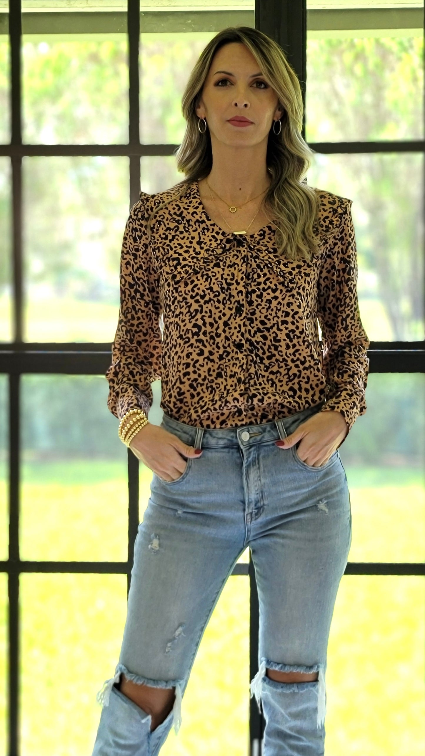 LEOPARD PRINT TOP