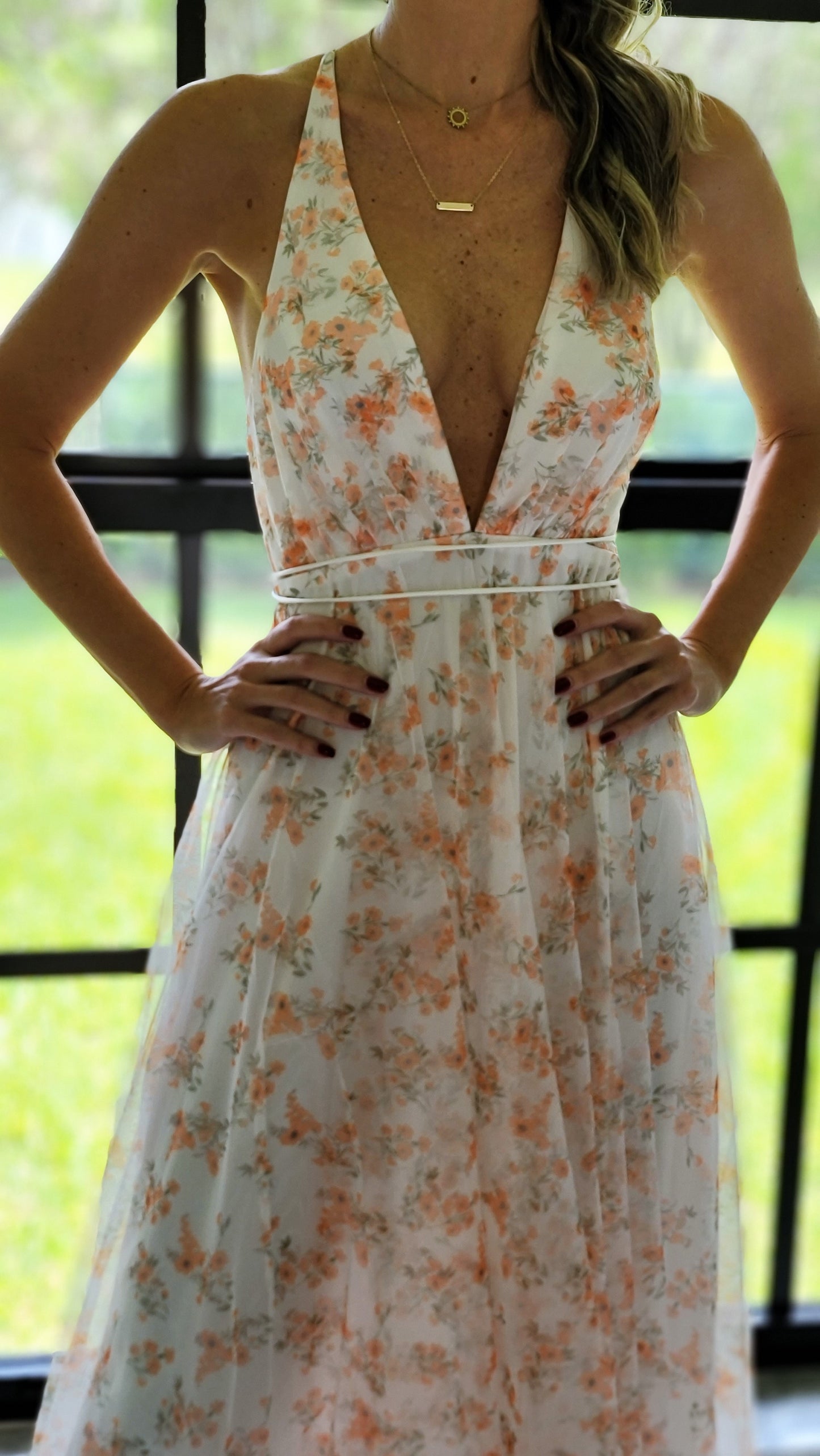 FLORAL PRINTED DRESS