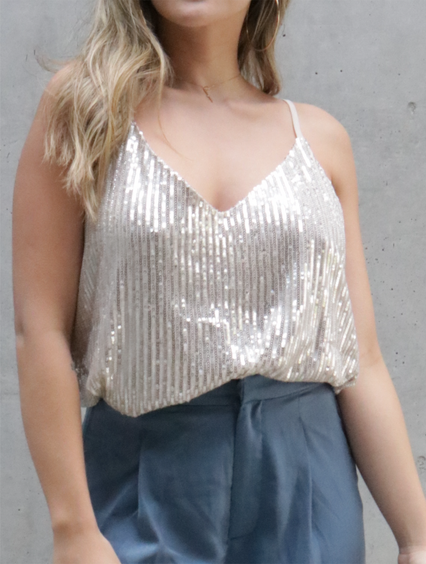 SEQUIN TOP